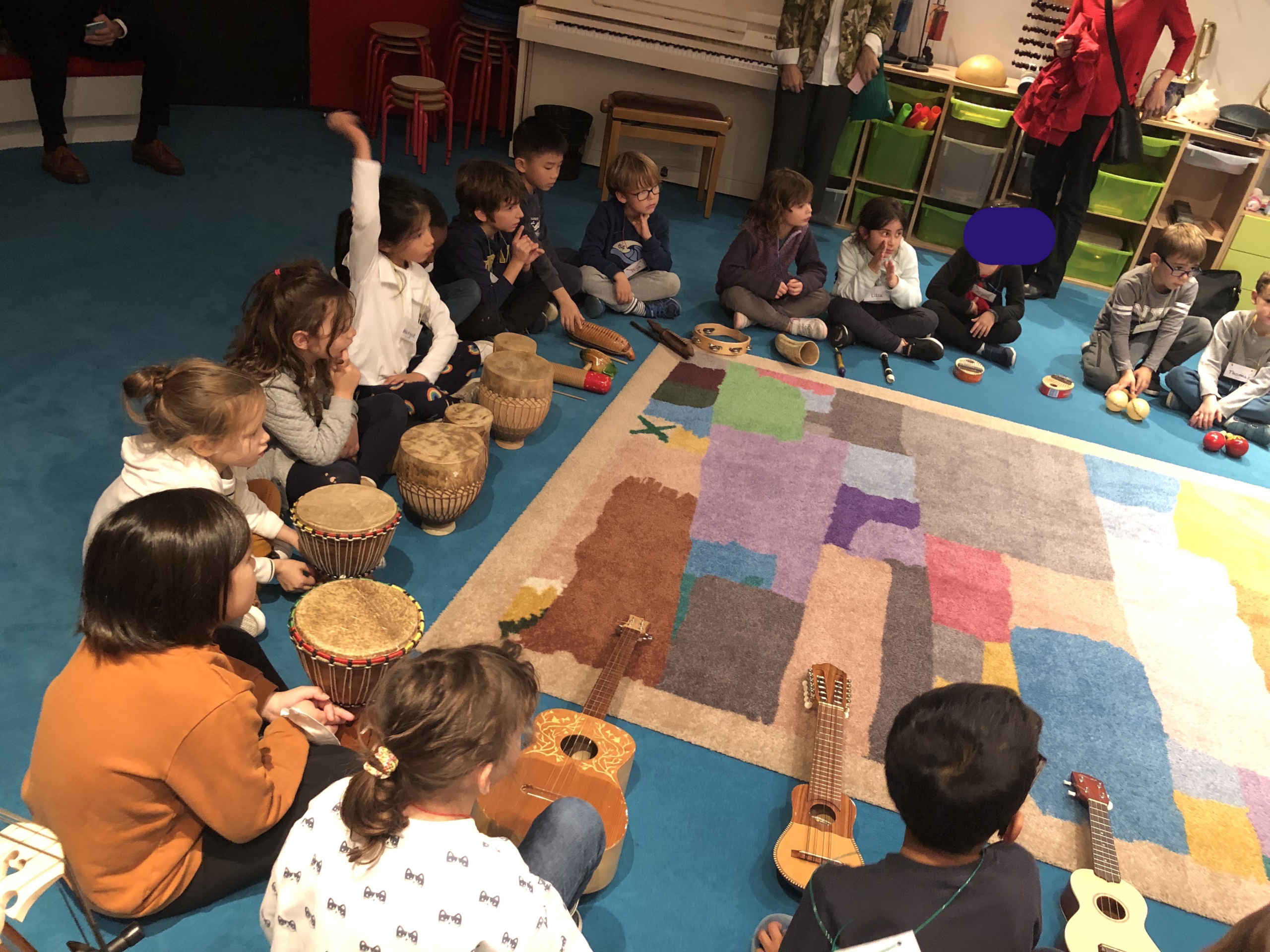 Les enfants de CP Bleu  à la Cité de la musique