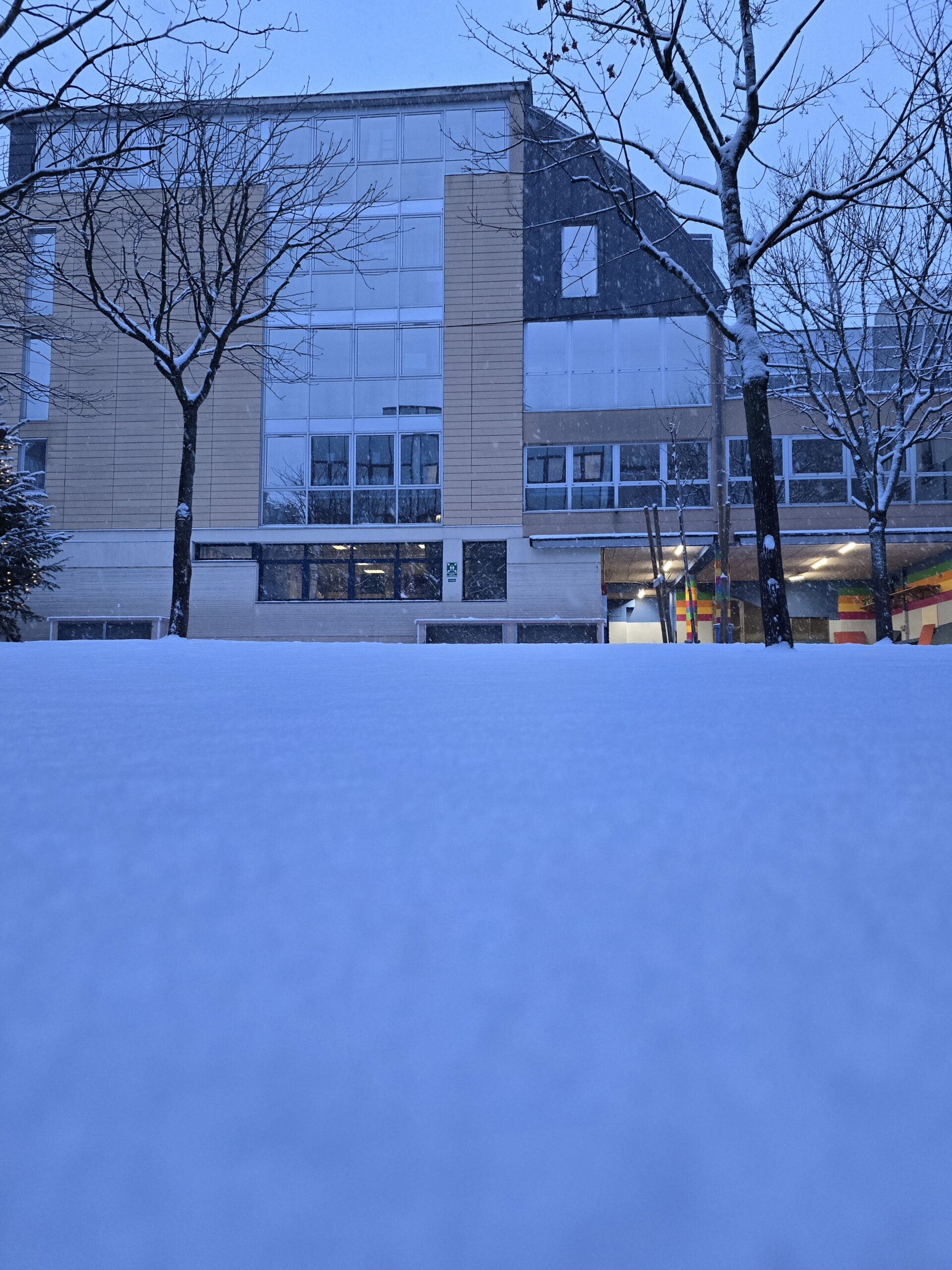 Saint-Georges sous la neige !