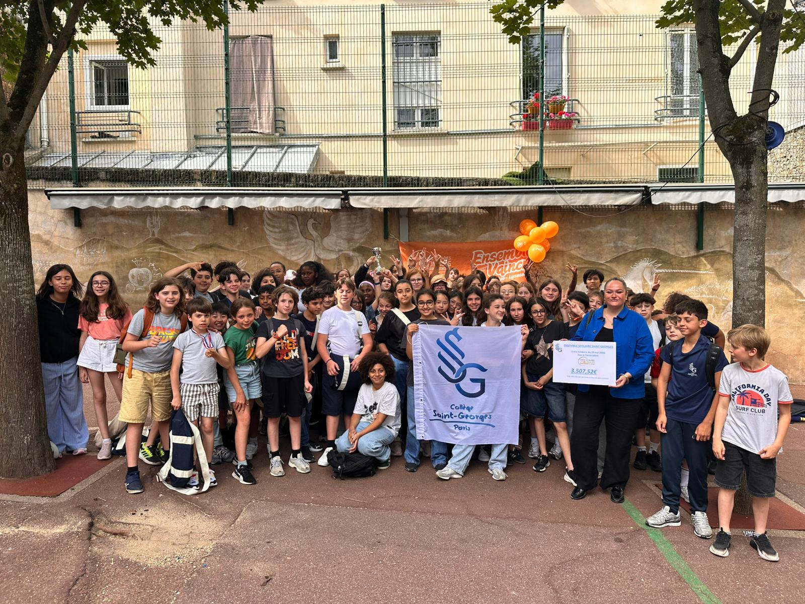 Remise des prix du Cross Solidaire des 6e